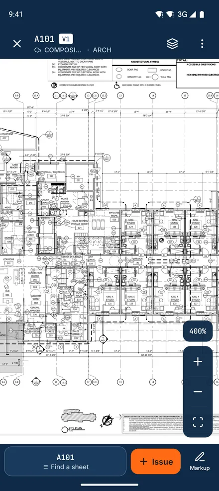 Documents & drawings: Drawing viewer screen